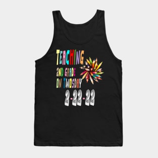 Twosday 2022, Teaching 2nd Grade On Twosday 2-22-22 Tank Top